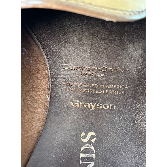 Allen Edmonds Grayson Mens Tassel Loafers Coffee Leather A8367 Sz US 10.5